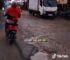 Jalan Raya Pakuhaji rusak berat, pihak anggota DPRD tidak bisa menyerapkan aspirasi masyarakat.
