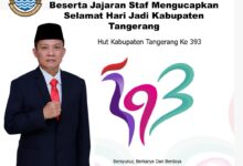 Dinas bappeda kabupaten tangerang beserta jajaran staf mengucapkan selamat hari jadi kabupaten tangerang yang ke-393 tahun.
