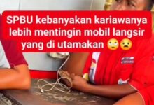 Supir Truk : Jangan kayak gini, kalau buat aturan jangan sepihak.