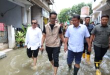Bupati Tangerang : Untuk melihat secara langsung kondisi banjir yang terjadi di wilayah.