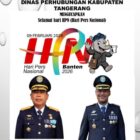 Dinas Perhubungan Kabupaten Tangerang mengucapkan Selamat Hari Pers Nasional pada tanggal 09 Februari 2026.