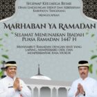 Segenap keluarga besar Dinas Lingkungan Hidup dan Kebersihan Kabupaten Tangerang mengucapkan Marhaban Ya Ramahdan selamat menunaikan ibadah puasa 1447 H.