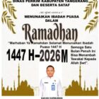 Dinas Perkim Kabupaten Tangerang Dan Beserta Sataf Mengucapkan  Menunaikan Ibadah Puasa Dalam.