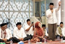 Pemerintah provinsi, pemerintah kabupaten, Forkopimda, ulama dan masyarakat menyatu dalam suasana ukhuwah.