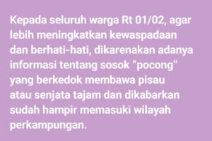 ERNA WAKIL RT : ZAMAN SEKARANG BANYAK CARA MENIPU ORANG LAIN.