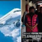 FA WARGA BOGOR DI TAHAN KAJARI DUGAAN KORUPSI SEWA PESAWAT FIKTIF KERUGIAN NEGARA 5,40M.