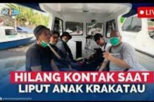 Lima Jurnalis dan Tiga Kru Hilang di Anak Krakatau, IWQI Desak Pencarian Intensif.
