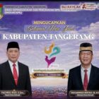 Dinas Kependudukan, dan Pencatatan Sipil Kabupaten Tangerang, Mengucapkan Dirgahayu Hari Ulang Tahun (HUT)/ Hari jadi Kabupaten Tangerang Ke- 394.