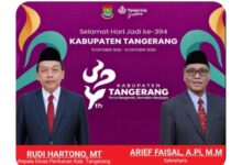 Dinas Perikanan Kabupaten Tangerang Mengucapkan Selamat Hari Jadi Kabupaten Tangerang Ke- 394.