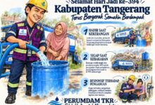 Untuk Kabupaten Tangerang Semakin Gemilang, PERUMDAM TKR Terus Bergerak dan Memberikan Manfaat.